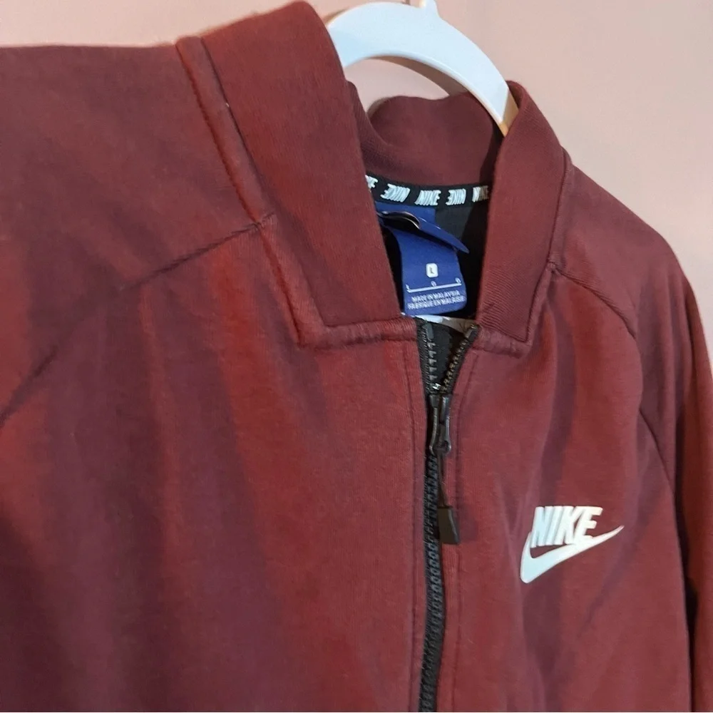 NIKE AV15 ADVANCE RED Athletic Grunge Skate‎ JACKET granola girl outdoor LARGE